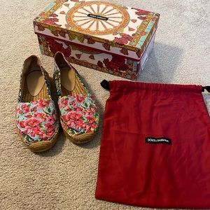 Authentic Dolce & Gabbana espadrilles, size 38